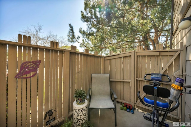 view of patio