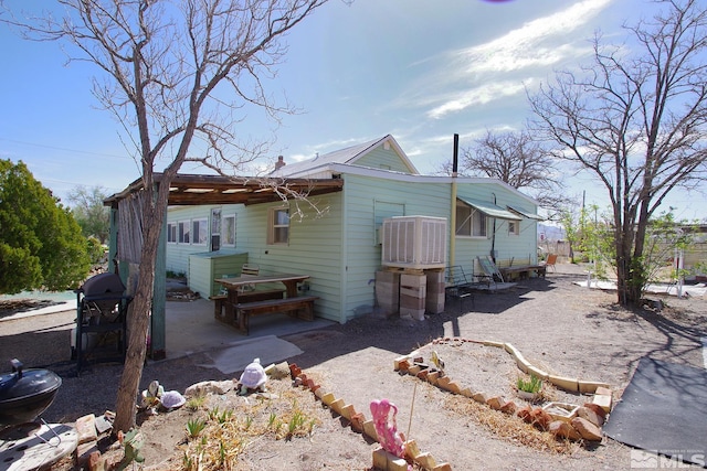 view of back of property