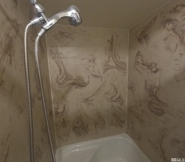 details featuring walk in shower
