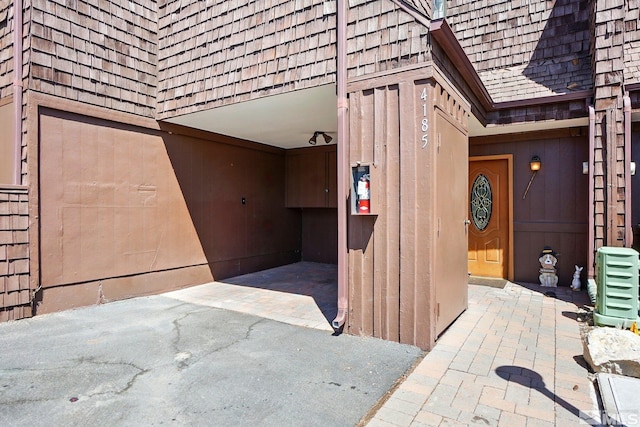 view of exterior entry