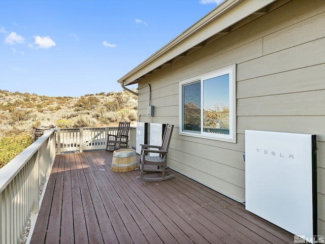 view of deck