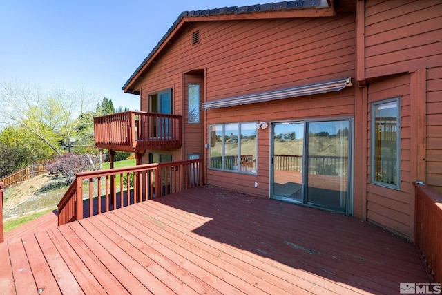 view of deck