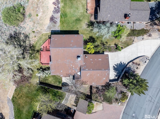 drone / aerial view