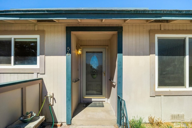 view of entrance to property