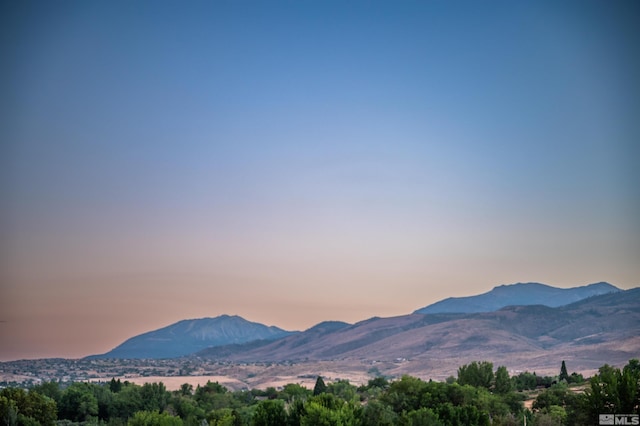 view of mountain background