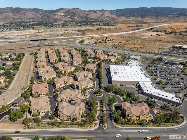 bird's eye view of mountains