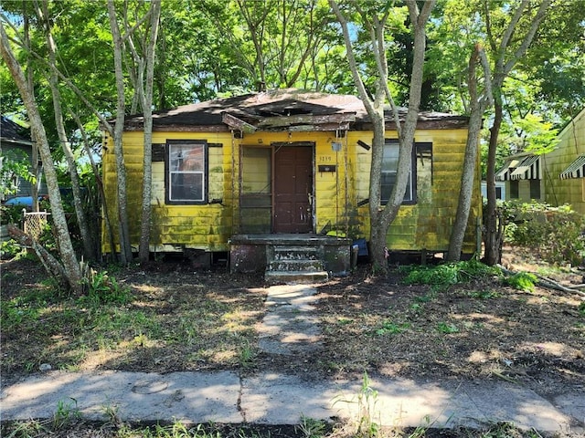 view of bungalow-style home