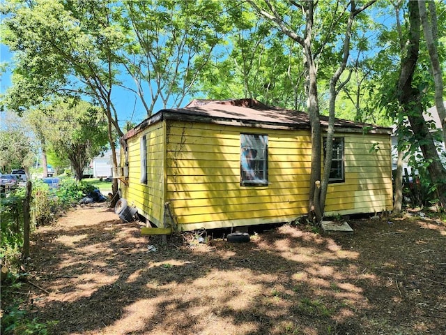 view of property exterior