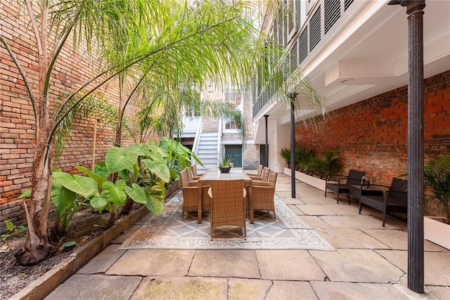 view of patio / terrace with outdoor lounge area