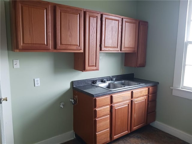 kitchen featuring sink