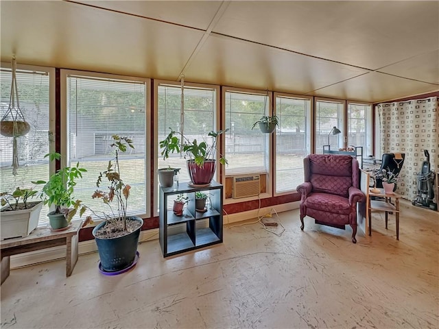 sunroom with a healthy amount of sunlight