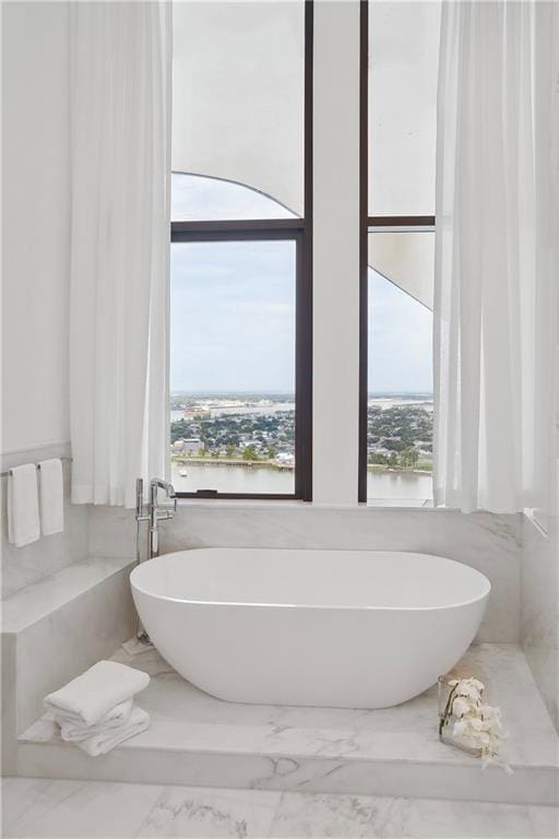 bathroom featuring a bathtub