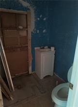 bathroom with toilet