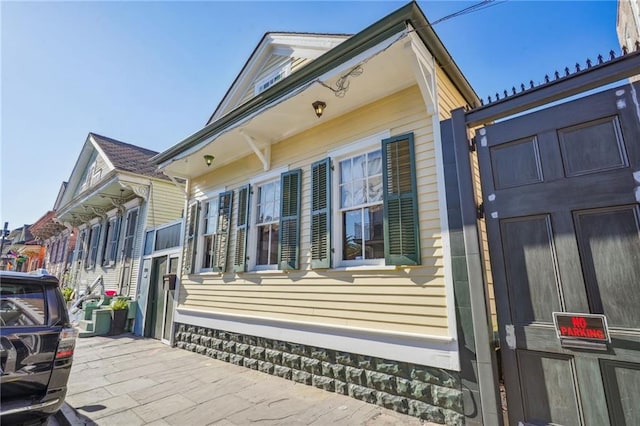 view of home's exterior featuring a patio area