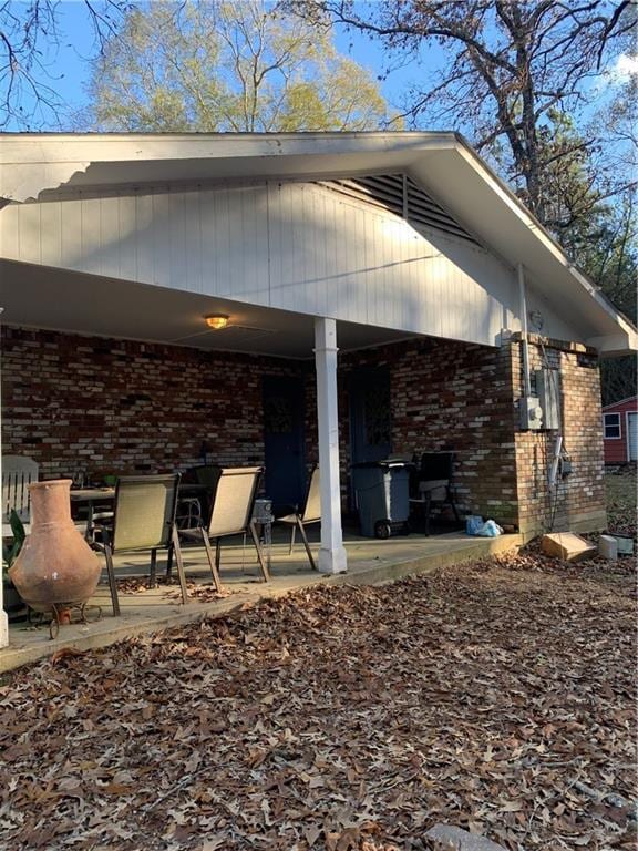 5978 Perryman Ln, Osyka, MS 39657 - view of patio