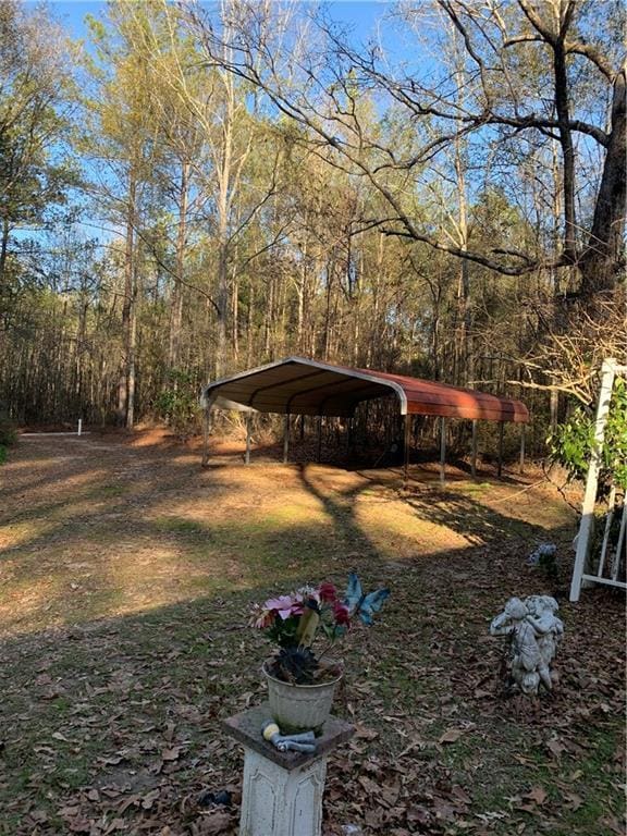 5978 Perryman Ln, Osyka, MS 39657 - view of yard featuring a carport