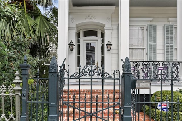 view of entrance to property