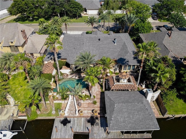 birds eye view of property featuring a residential view