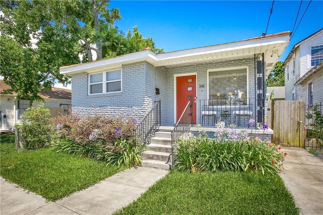 view of front of home