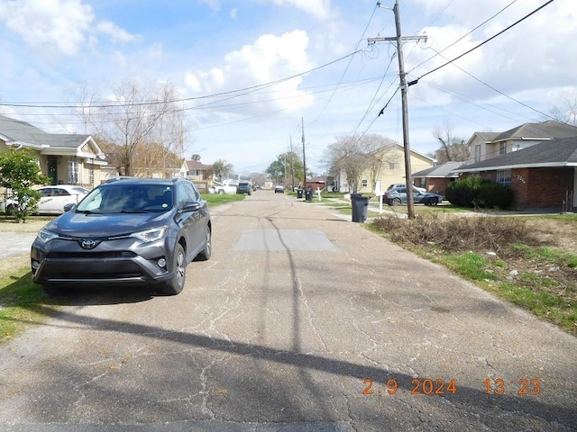 view of road