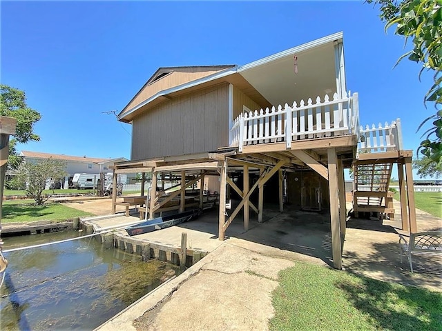 view of rear view of property