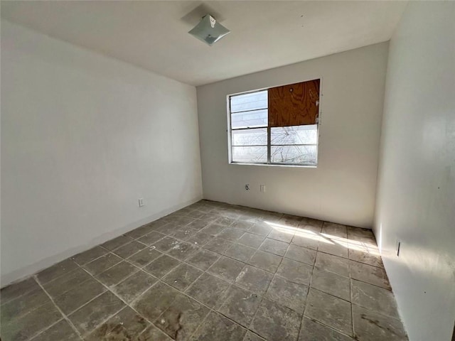 view of tiled empty room