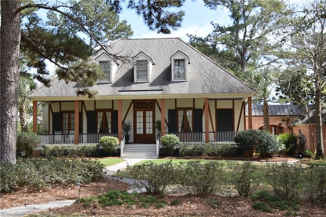 view of front facade with a porch