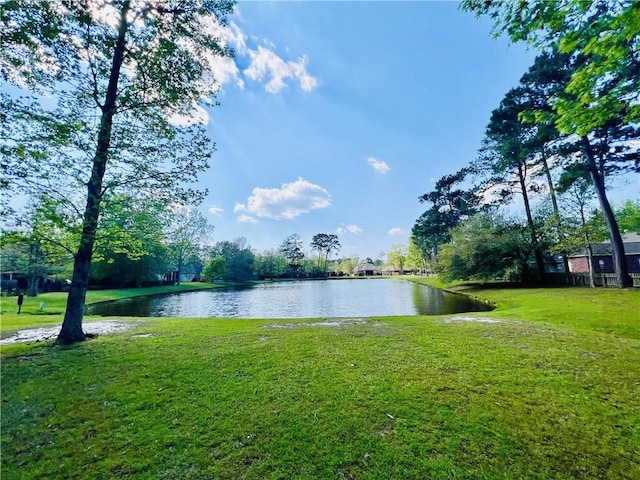 view of water feature