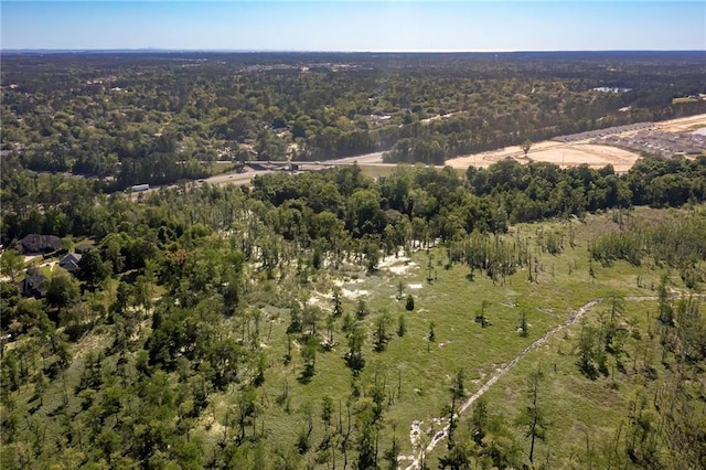 view of aerial view