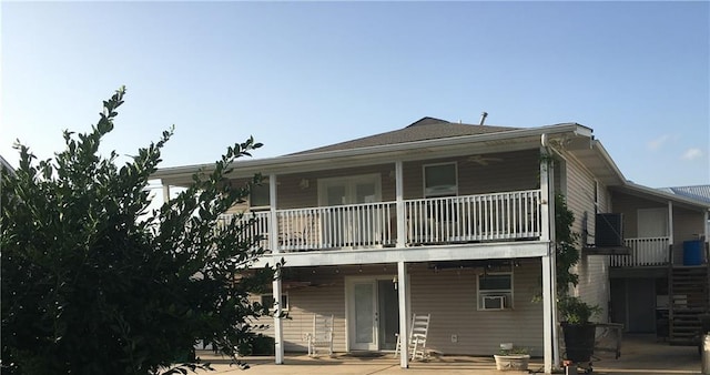 back of property featuring a patio area