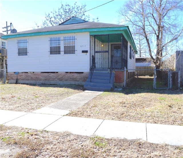 view of front of property