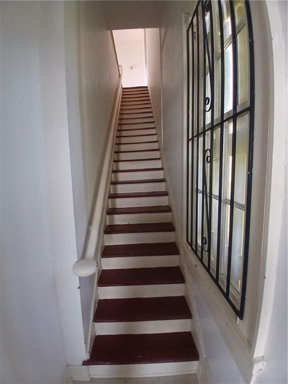 view of stairs