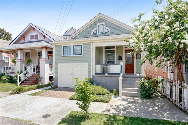 bungalow-style house featuring covered porch