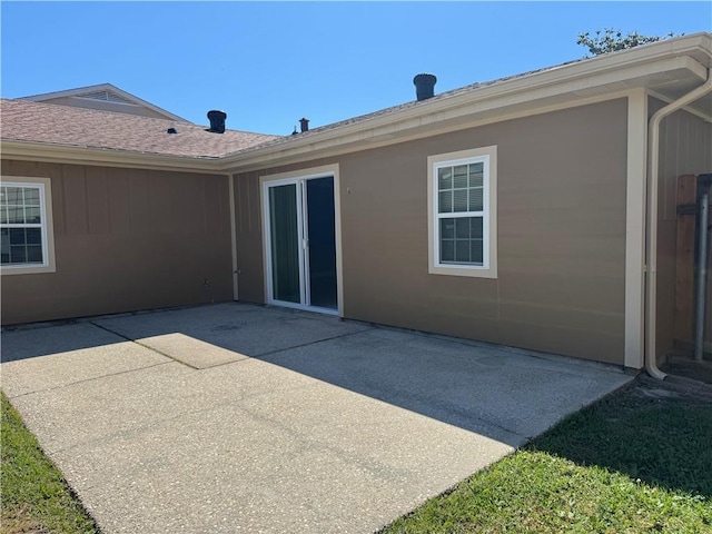 back of house featuring a patio area