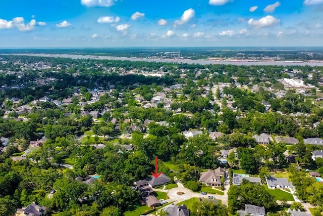 view of aerial view