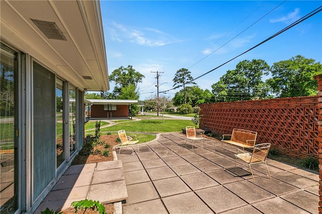 view of patio / terrace