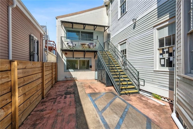 rear view of house featuring a patio area