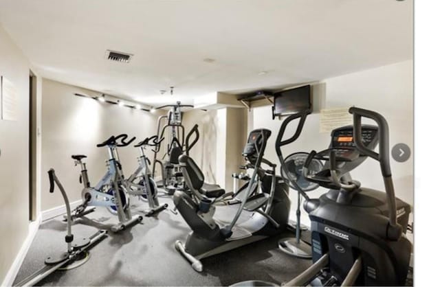 view of exercise room