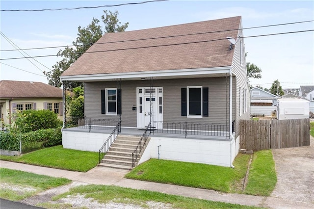 view of bungalow-style house