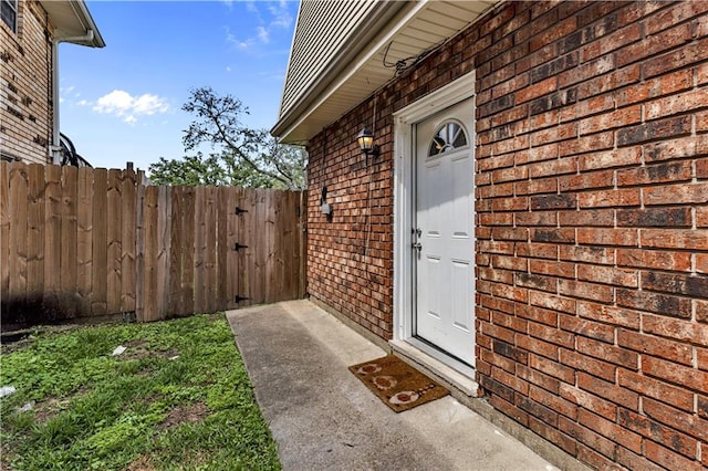 view of property entrance