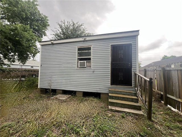 view of rear view of property