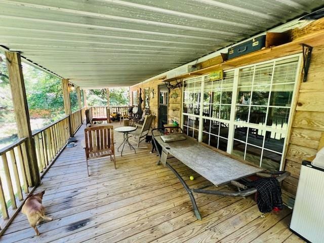 view of deck