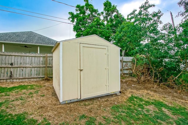 view of outdoor structure