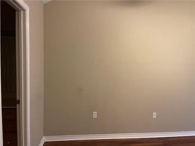 interior space featuring hardwood / wood-style flooring