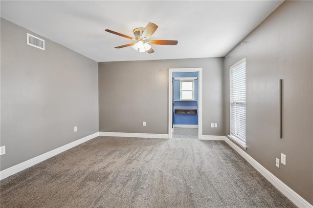 205 Stonehaven Dr, Belle Chasse, LA 70037 - empty room featuring carpet and ceiling fan