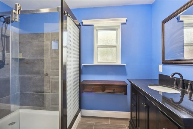 205 Stonehaven Dr, Belle Chasse, LA 70037 - bathroom featuring vanity and walk in shower