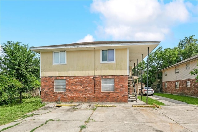 view of back of property