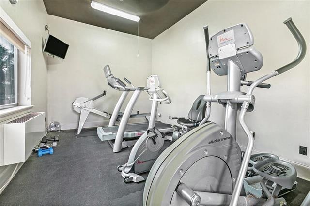 view of exercise room