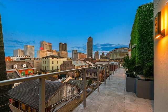 917 Conti St Unit 103, New Orleans, LA 70112 - balcony with a skyline view