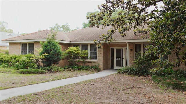 view of ranch-style home